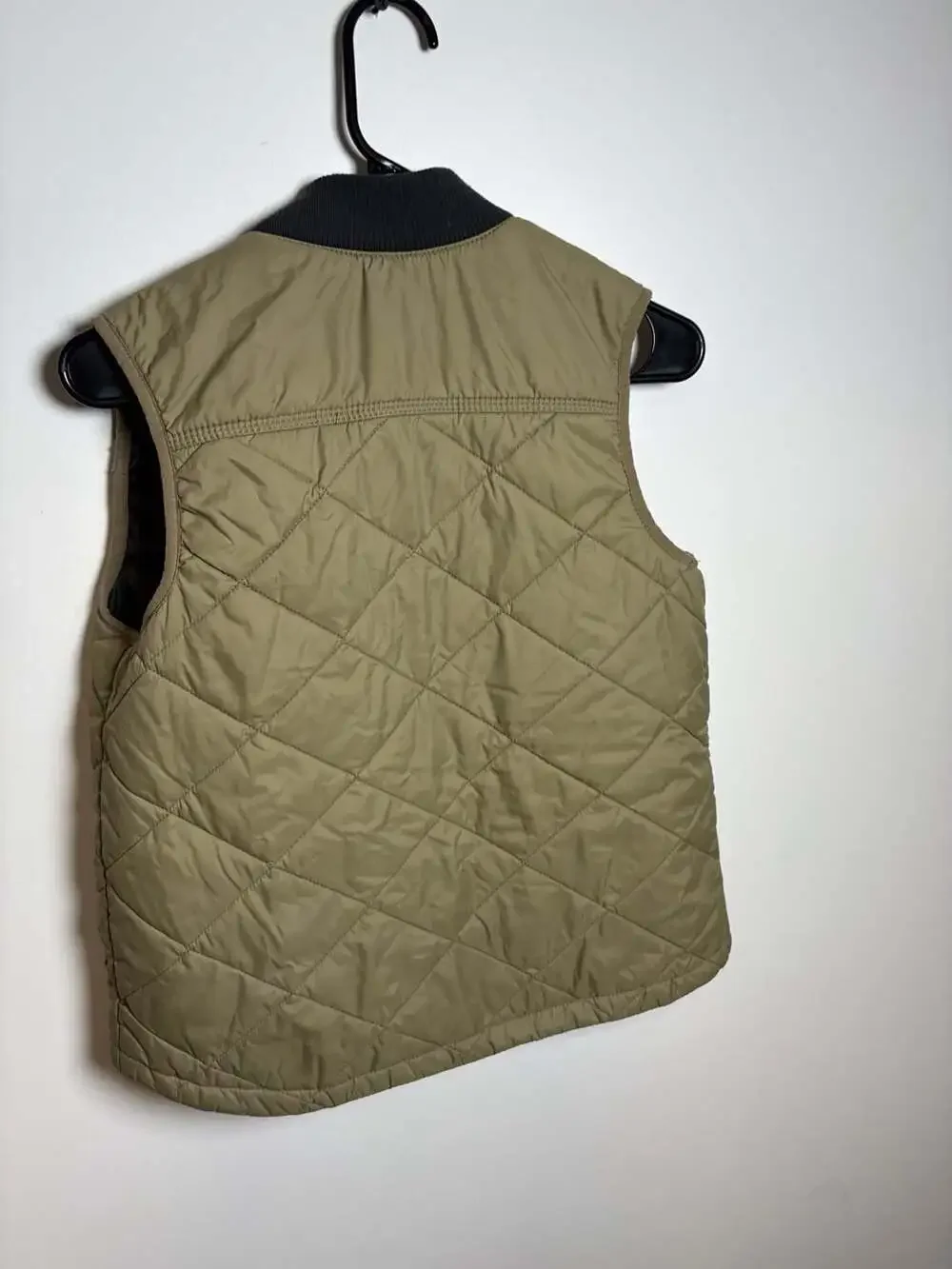Wrangler Riggs Workwear Tough Layers Quilted Vest Size XS Olive Green